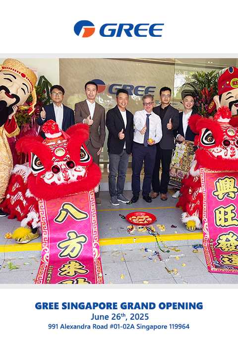 Setting New Standards for Sustainable Cooling: Gree Arrives in Singapore