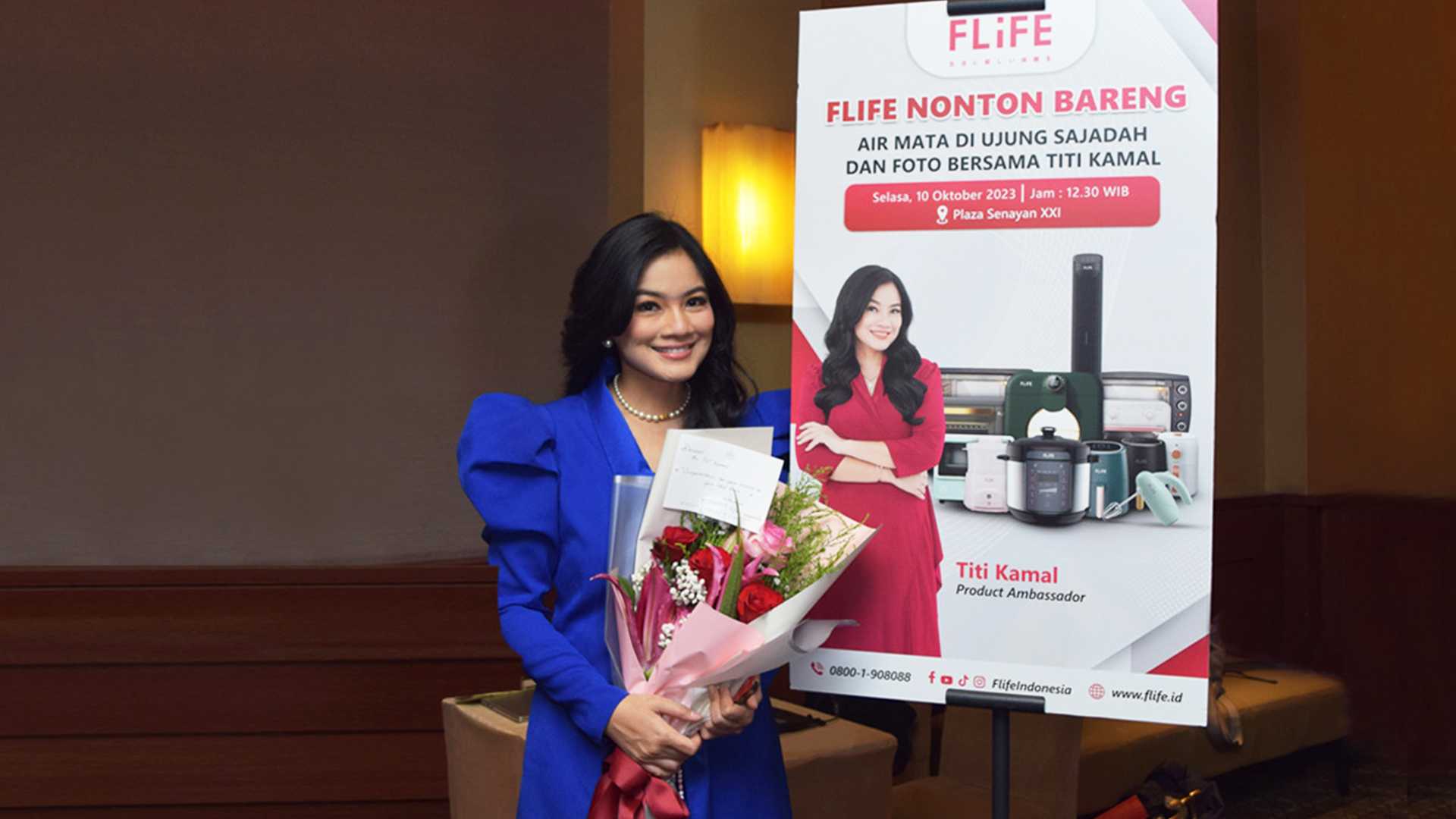Perkenalkan Titi Kamal Sebagai Product Ambassador Terbaru, FLIFE Ajak Followers Nobar Film Terbaru