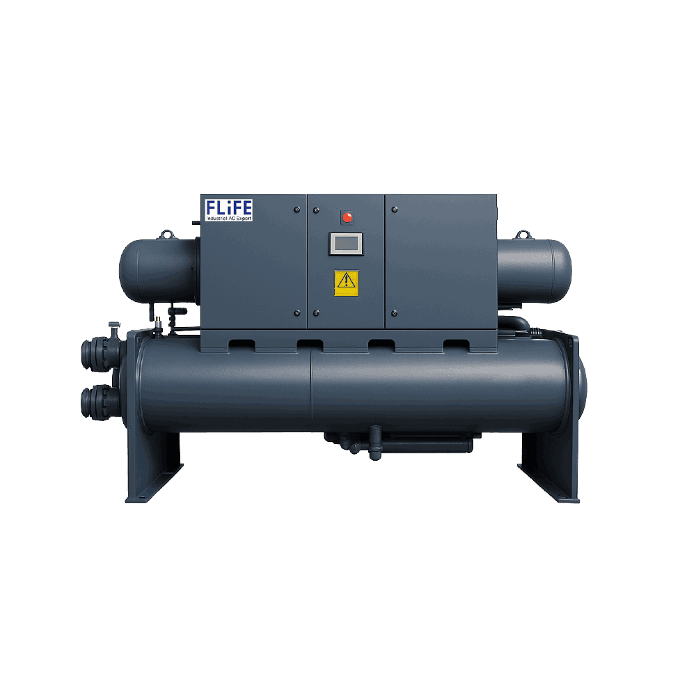 Water-cooled chiller screw