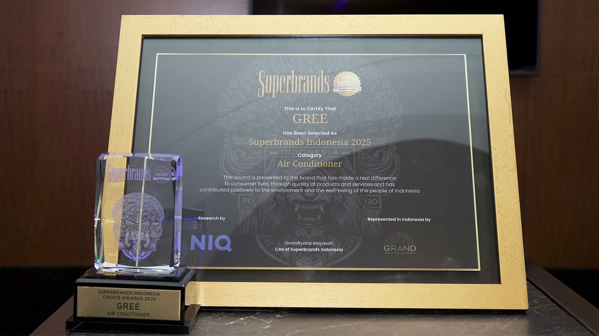 Gree Kembali Raih Penghargaan Superbrands Indonesia 2025 untuk Kategori AC