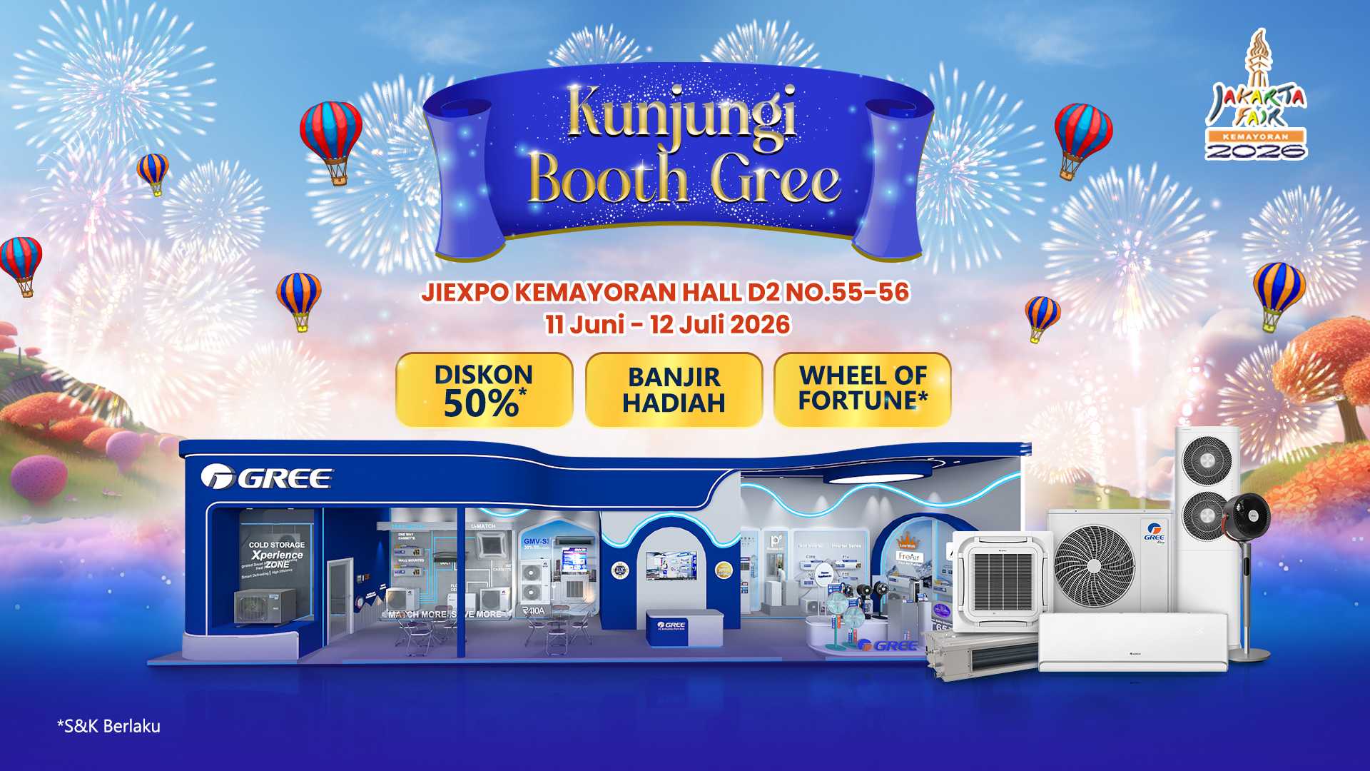 Gree Hadir di PRJ 2026, Banyak Promo