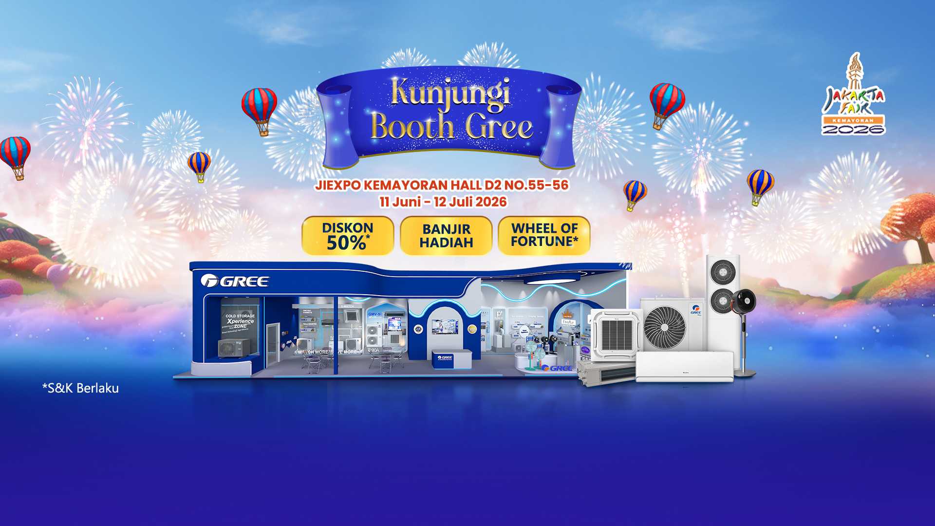 Gree Hadir di PRJ 2026, Banyak Promo